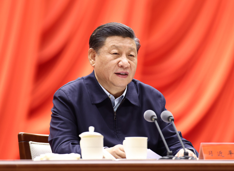 1月11日，省部级主要领导干部学习贯彻党的十九届五中全会精神专题研讨班在中央党校（国家行政色漫天堂
）开班。中共中央总书记、国家主席、中央军委主席习近平在开班式上发表重要讲话。新华社记者 鞠鹏 摄